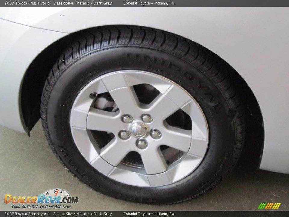 2007 Toyota Prius Hybrid Classic Silver Metallic / Dark Gray Photo #3