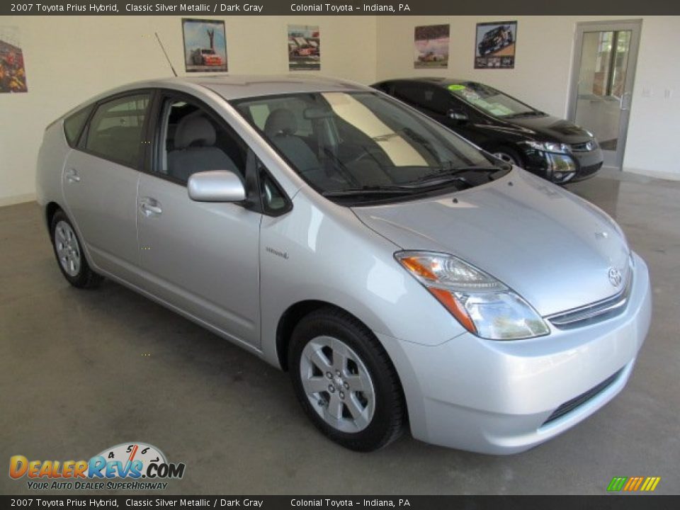 2007 Toyota Prius Hybrid Classic Silver Metallic / Dark Gray Photo #5