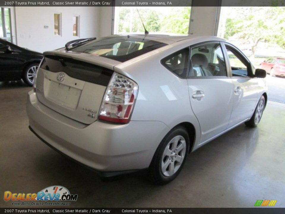 2007 Toyota Prius Hybrid Classic Silver Metallic / Dark Gray Photo #6