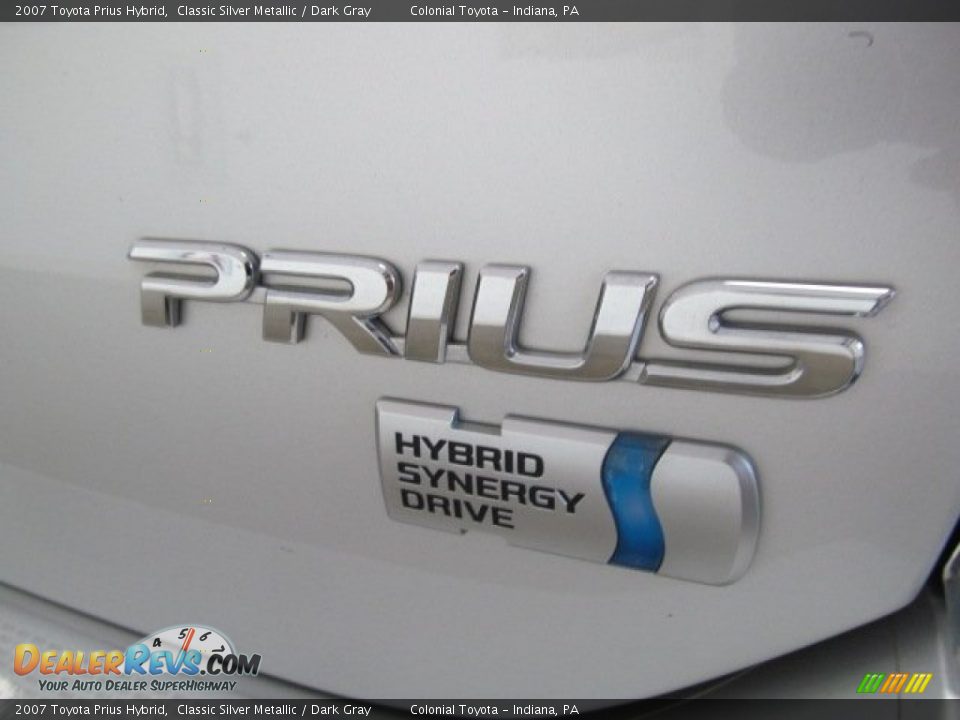 2007 Toyota Prius Hybrid Classic Silver Metallic / Dark Gray Photo #7