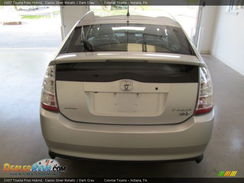 2007 Toyota Prius Hybrid Classic Silver Metallic / Dark Gray Photo #8