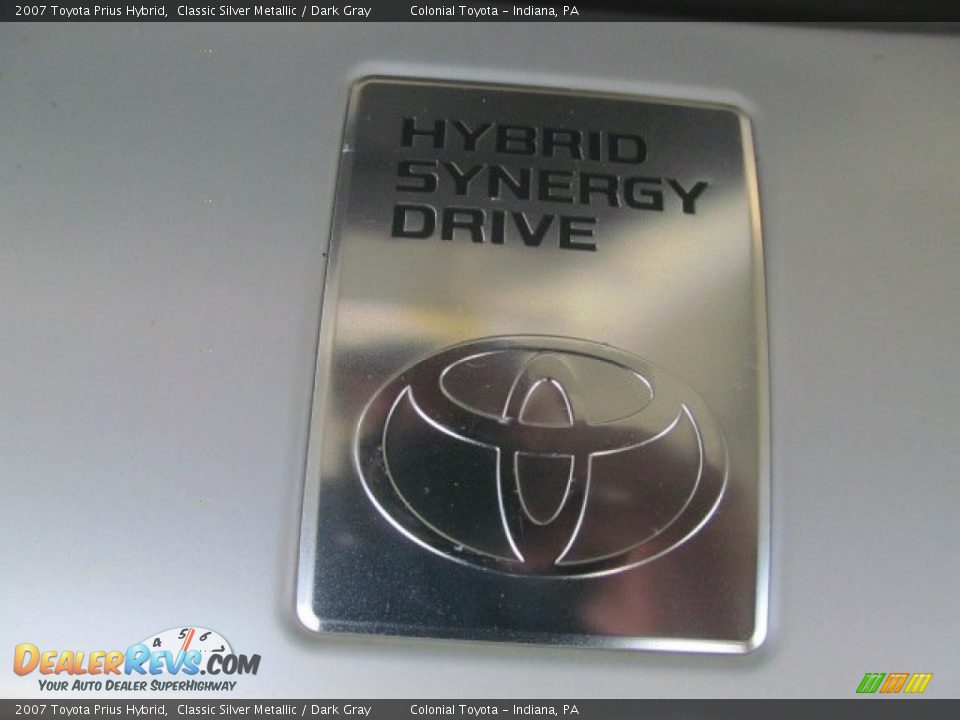 2007 Toyota Prius Hybrid Classic Silver Metallic / Dark Gray Photo #10