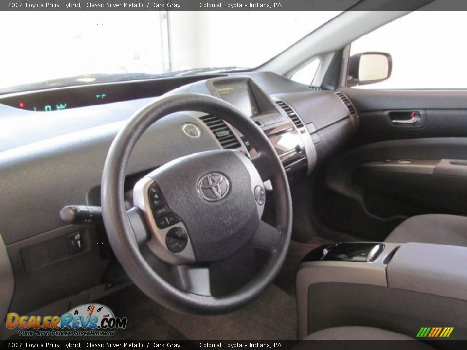 2007 Toyota Prius Hybrid Classic Silver Metallic / Dark Gray Photo #12