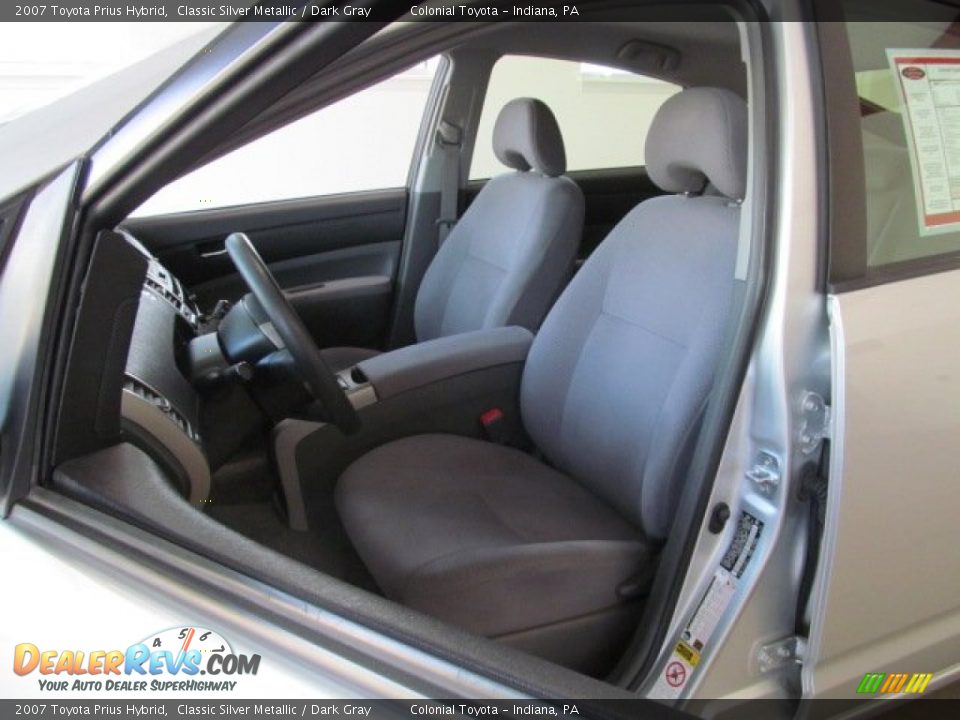 2007 Toyota Prius Hybrid Classic Silver Metallic / Dark Gray Photo #13
