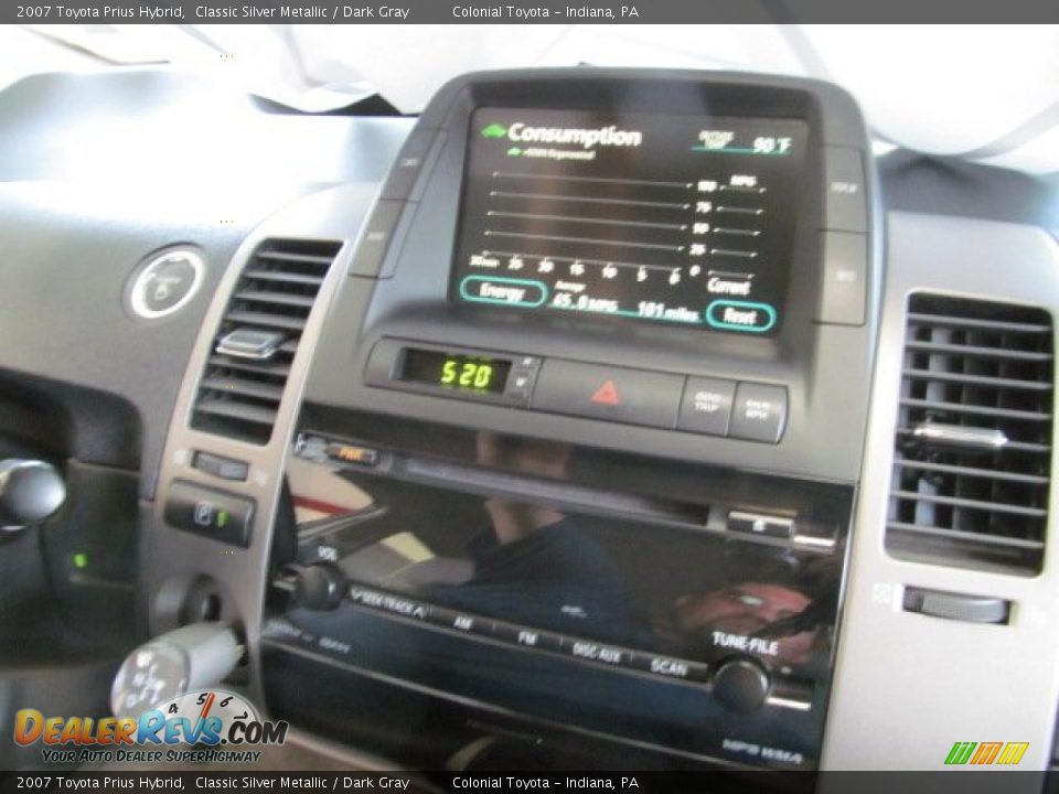 2007 Toyota Prius Hybrid Classic Silver Metallic / Dark Gray Photo #14