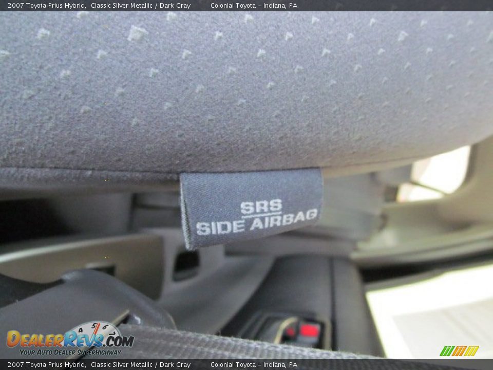 2007 Toyota Prius Hybrid Classic Silver Metallic / Dark Gray Photo #16