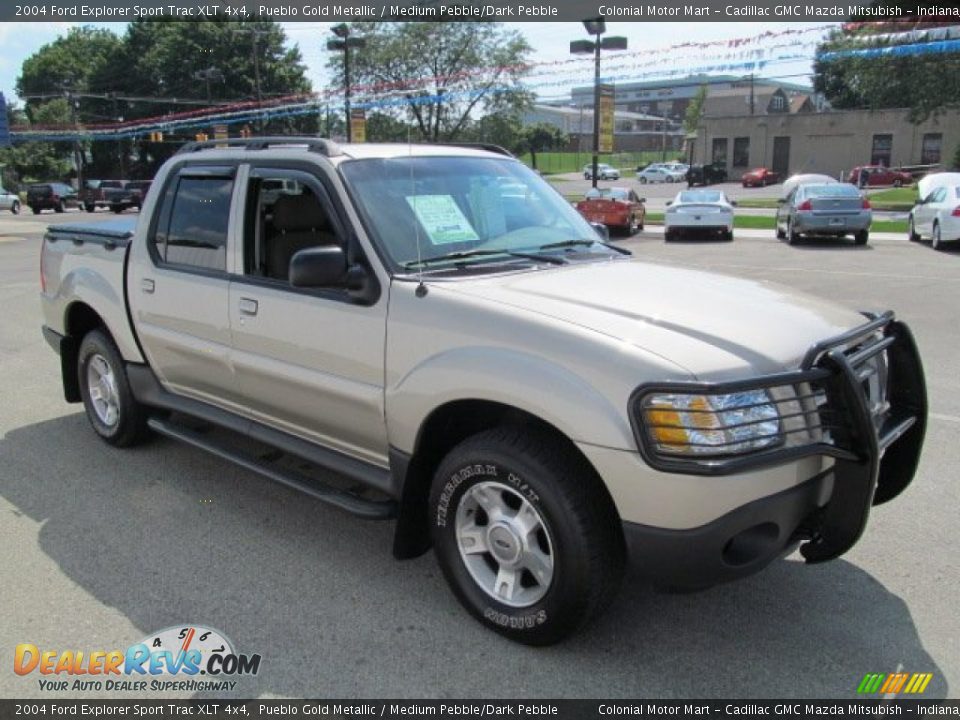 2004 Ford Explorer Sport Trac XLT 4x4 Pueblo Gold Metallic / Medium Pebble/Dark Pebble Photo #6