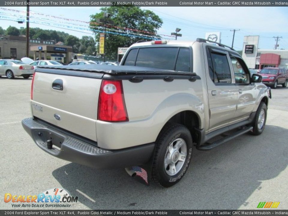 2004 Ford Explorer Sport Trac XLT 4x4 Pueblo Gold Metallic / Medium Pebble/Dark Pebble Photo #7