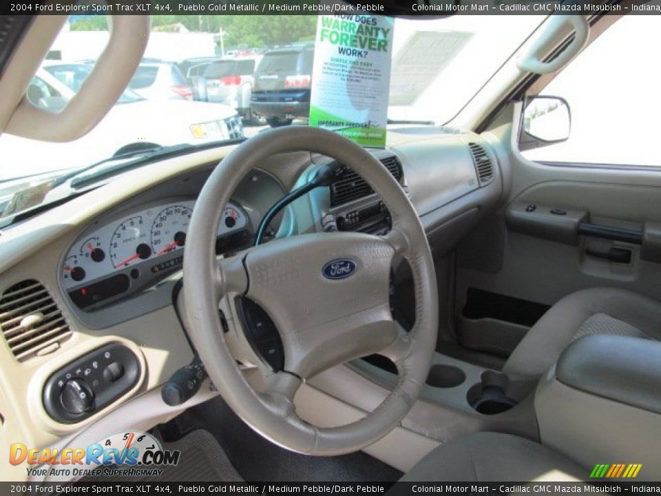 2004 Ford Explorer Sport Trac XLT 4x4 Pueblo Gold Metallic / Medium Pebble/Dark Pebble Photo #14