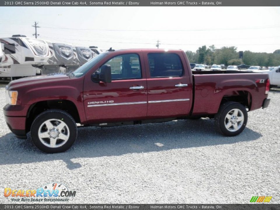 Sonoma Red Metallic 2013 GMC Sierra 2500HD Denali Crew Cab 4x4 Photo #4