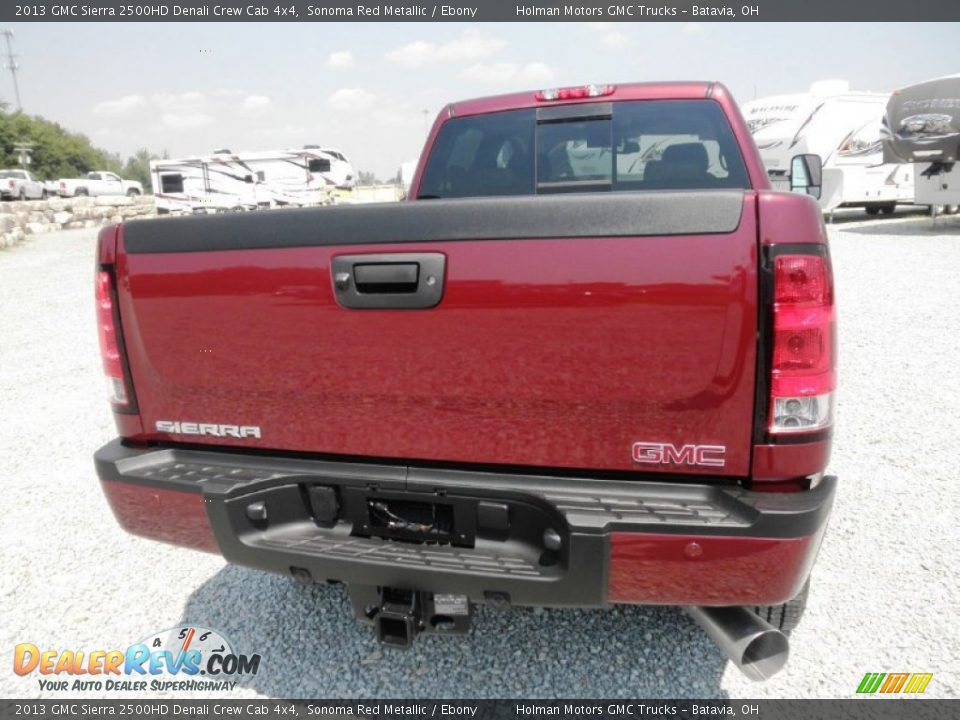 2013 GMC Sierra 2500HD Denali Crew Cab 4x4 Sonoma Red Metallic / Ebony Photo #21