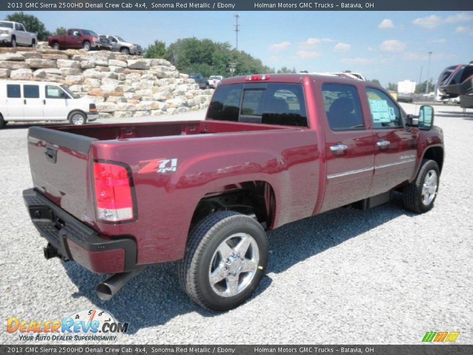 Sonoma Red Metallic 2013 GMC Sierra 2500HD Denali Crew Cab 4x4 Photo #26