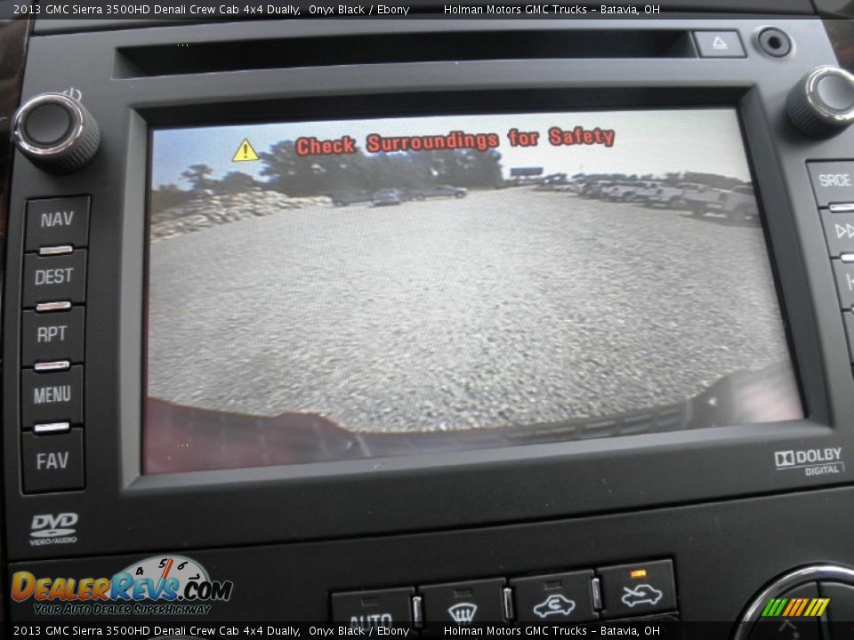 2013 GMC Sierra 3500HD Denali Crew Cab 4x4 Dually Onyx Black / Ebony Photo #9