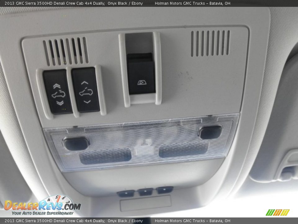 2013 GMC Sierra 3500HD Denali Crew Cab 4x4 Dually Onyx Black / Ebony Photo #14