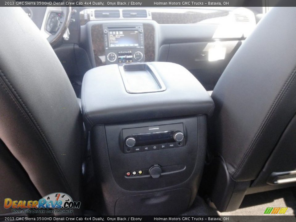 2013 GMC Sierra 3500HD Denali Crew Cab 4x4 Dually Onyx Black / Ebony Photo #18