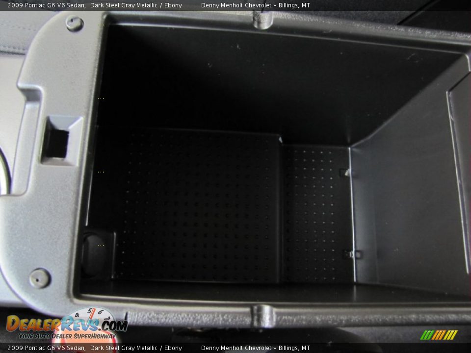 2009 Pontiac G6 V6 Sedan Dark Steel Gray Metallic / Ebony Photo #22