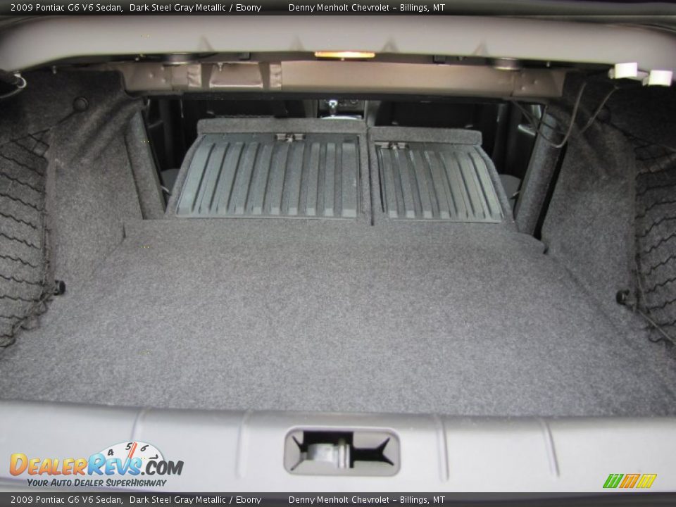 2009 Pontiac G6 V6 Sedan Dark Steel Gray Metallic / Ebony Photo #26