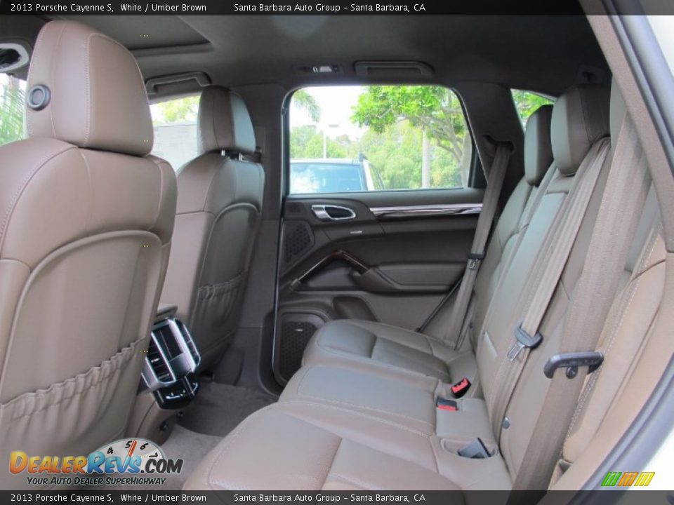 Umber Brown Interior 2013 Porsche Cayenne S Photo 7