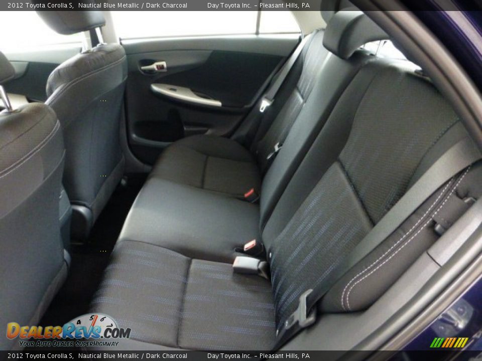 2012 Toyota Corolla S Nautical Blue Metallic / Dark Charcoal Photo #9