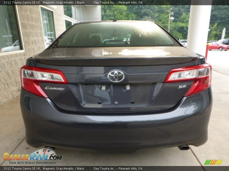 2012 Toyota Camry SE V6 Magnetic Gray Metallic / Black Photo #3