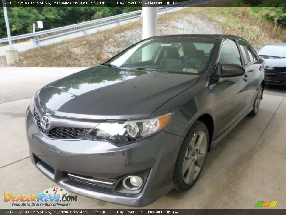2012 Toyota Camry SE V6 Magnetic Gray Metallic / Black Photo #5