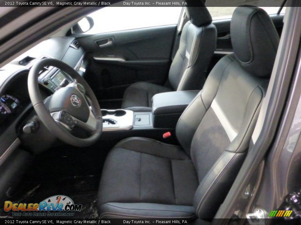 2012 Toyota Camry SE V6 Magnetic Gray Metallic / Black Photo #8