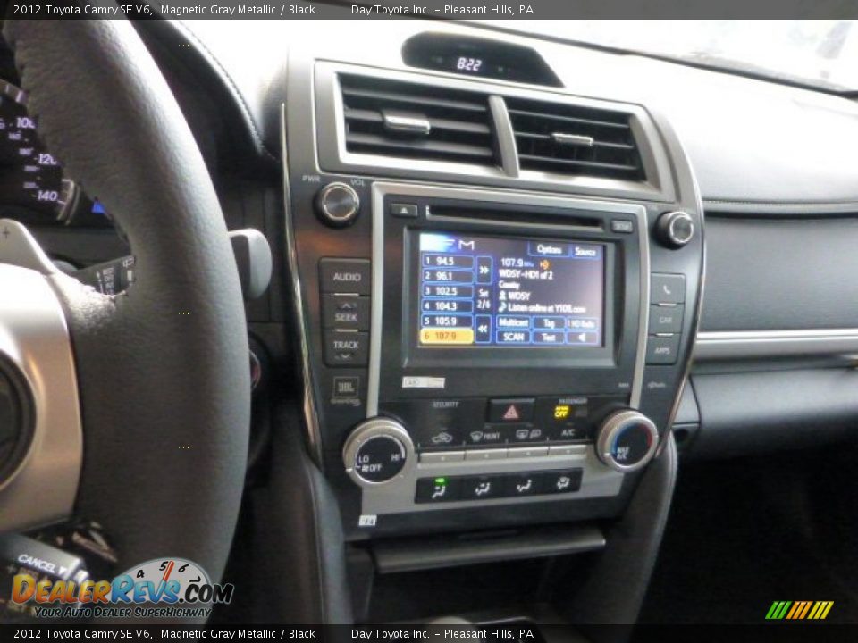 2012 Toyota Camry SE V6 Magnetic Gray Metallic / Black Photo #13
