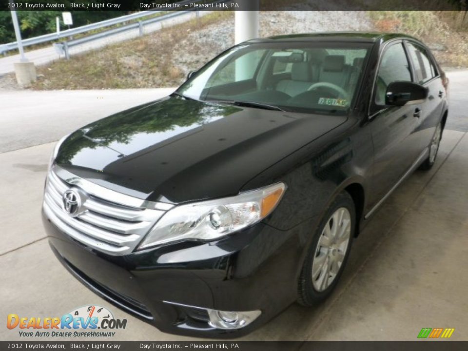 2012 Toyota Avalon Black / Light Gray Photo #5