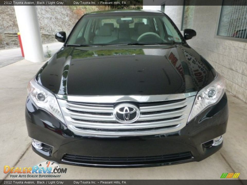 2012 Toyota Avalon Black / Light Gray Photo #6