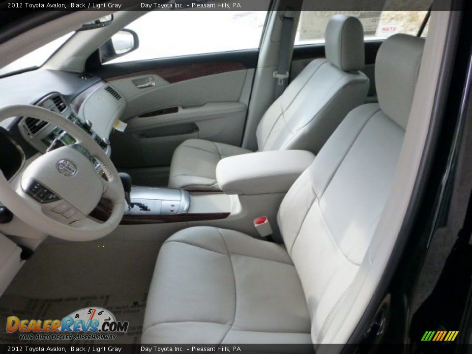2012 Toyota Avalon Black / Light Gray Photo #8