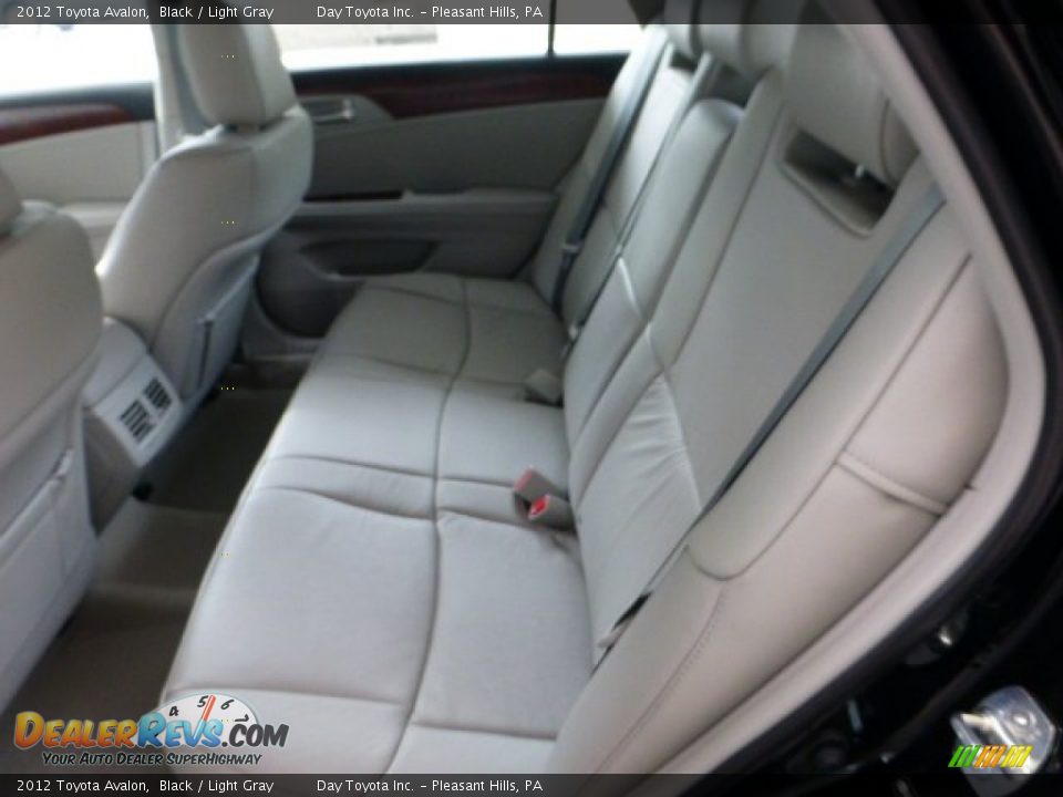 2012 Toyota Avalon Black / Light Gray Photo #9