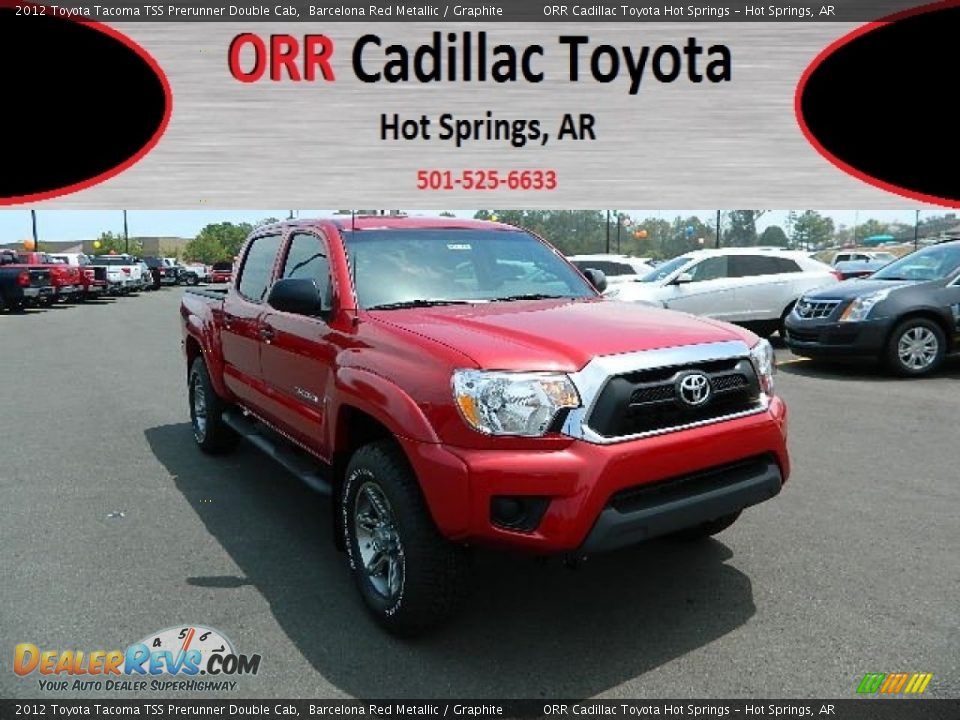 2012 Toyota Tacoma TSS Prerunner Double Cab Barcelona Red Metallic / Graphite Photo #1