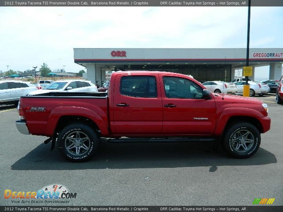 2012 Toyota Tacoma TSS Prerunner Double Cab Barcelona Red Metallic / Graphite Photo #2