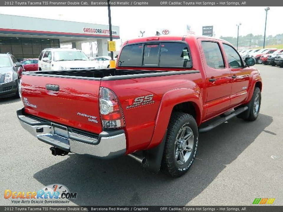 2012 Toyota Tacoma TSS Prerunner Double Cab Barcelona Red Metallic / Graphite Photo #3