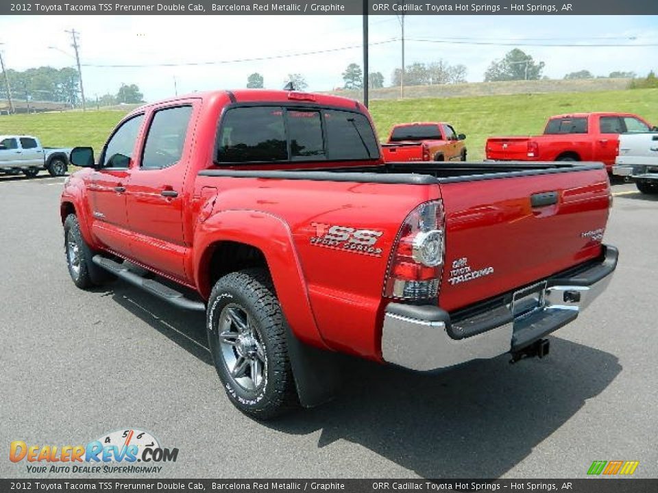 2012 Toyota Tacoma TSS Prerunner Double Cab Barcelona Red Metallic / Graphite Photo #5