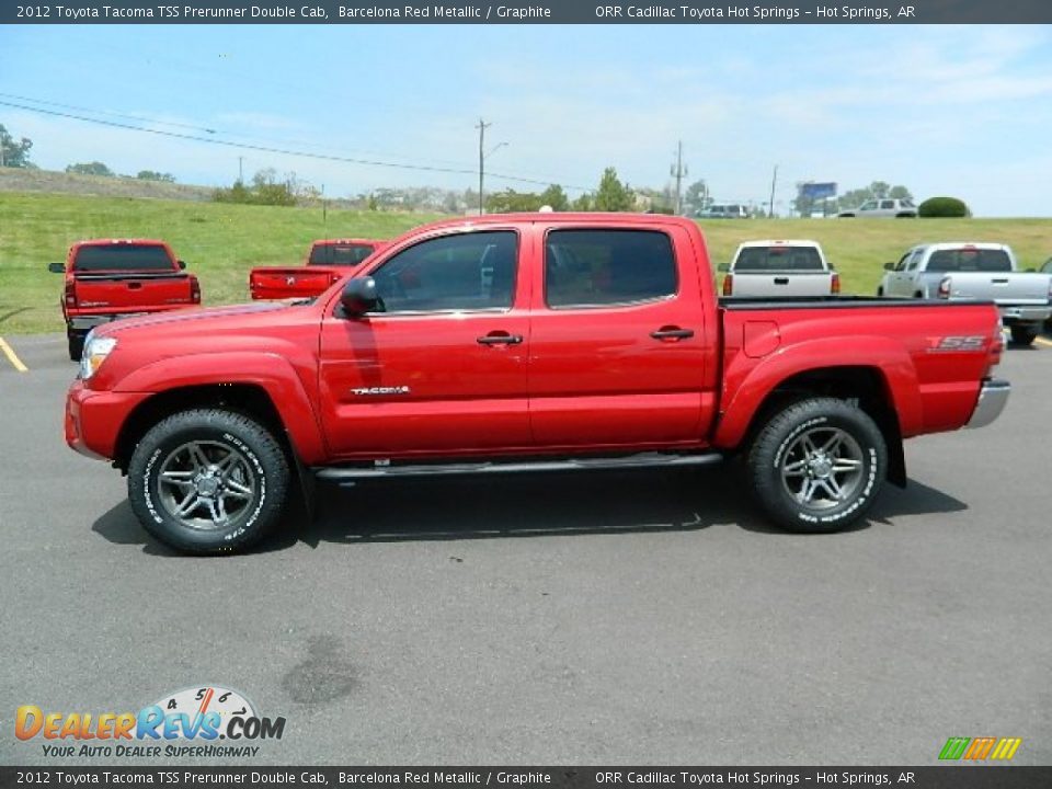 2012 Toyota Tacoma TSS Prerunner Double Cab Barcelona Red Metallic / Graphite Photo #6