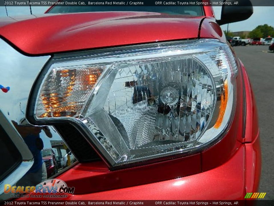 2012 Toyota Tacoma TSS Prerunner Double Cab Barcelona Red Metallic / Graphite Photo #9