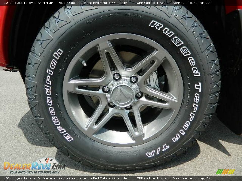 2012 Toyota Tacoma TSS Prerunner Double Cab Barcelona Red Metallic / Graphite Photo #10