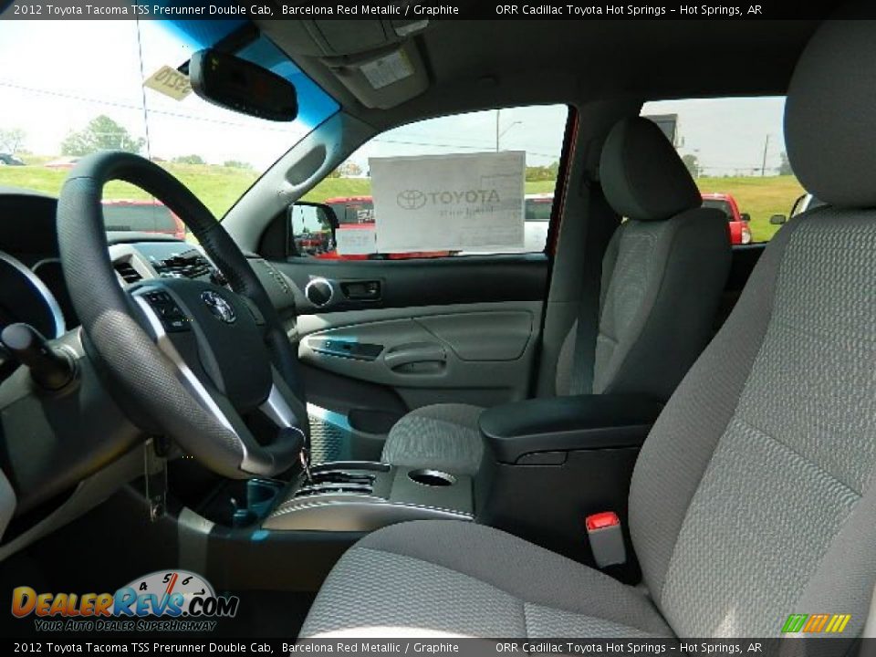2012 Toyota Tacoma TSS Prerunner Double Cab Barcelona Red Metallic / Graphite Photo #11