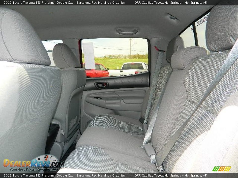 2012 Toyota Tacoma TSS Prerunner Double Cab Barcelona Red Metallic / Graphite Photo #12
