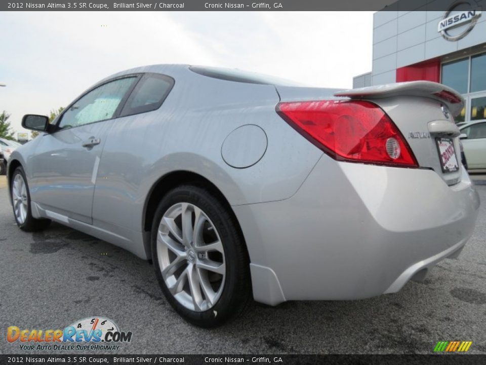 2012 Nissan Altima 3.5 SR Coupe Brilliant Silver / Charcoal Photo #3