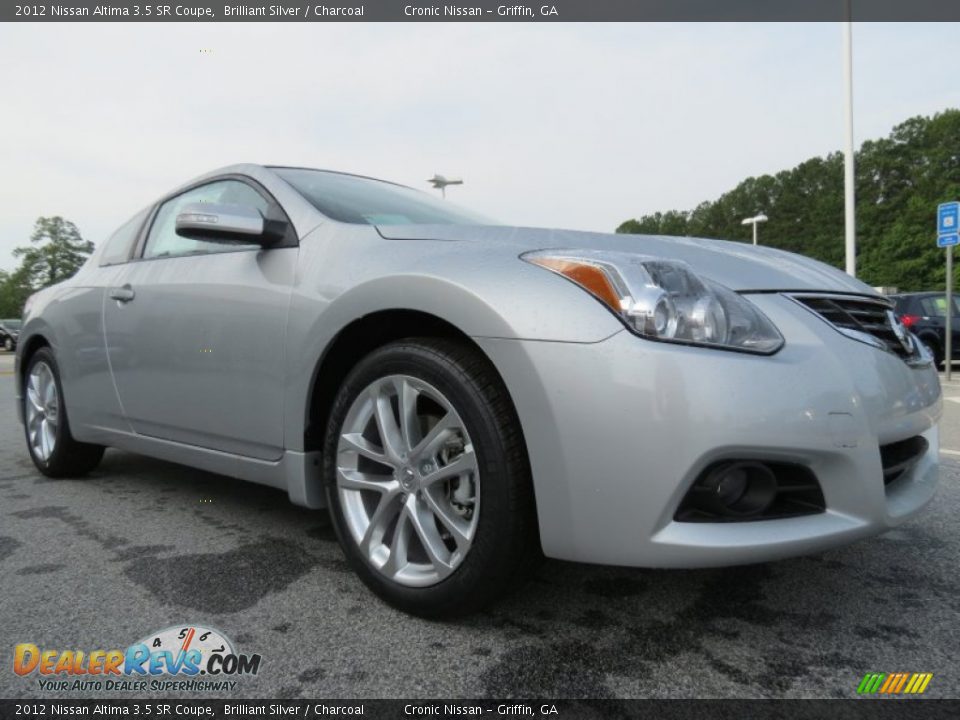 2012 Nissan Altima 3.5 SR Coupe Brilliant Silver / Charcoal Photo #6