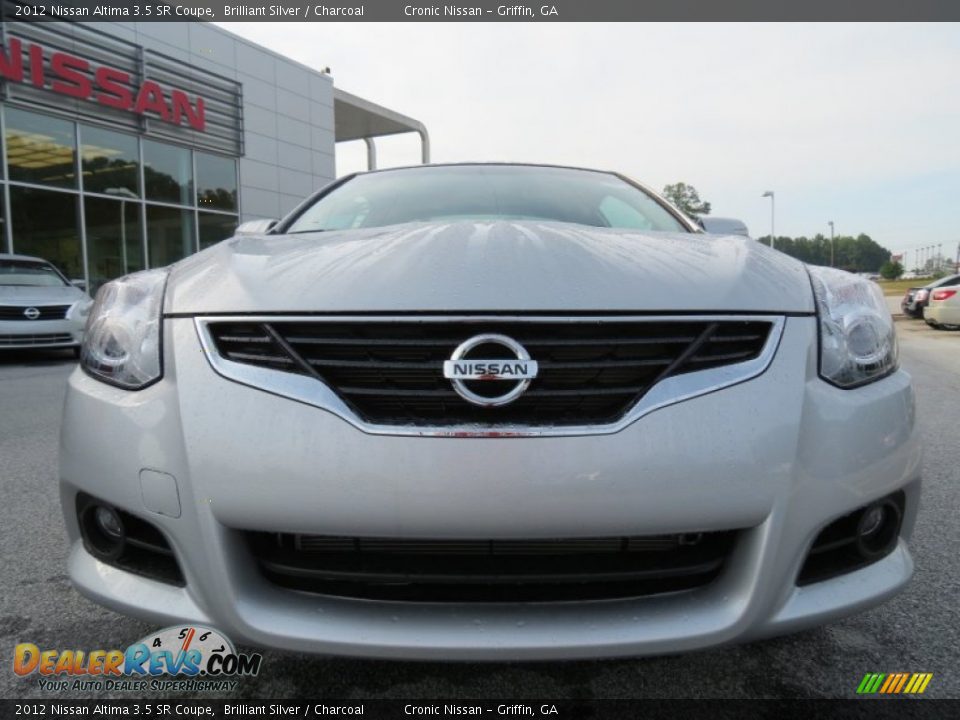 2012 Nissan Altima 3.5 SR Coupe Brilliant Silver / Charcoal Photo #7