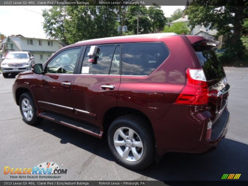 2013 Lexus GX 460 Claret Red / Ecru/Auburn Bubinga Photo #2