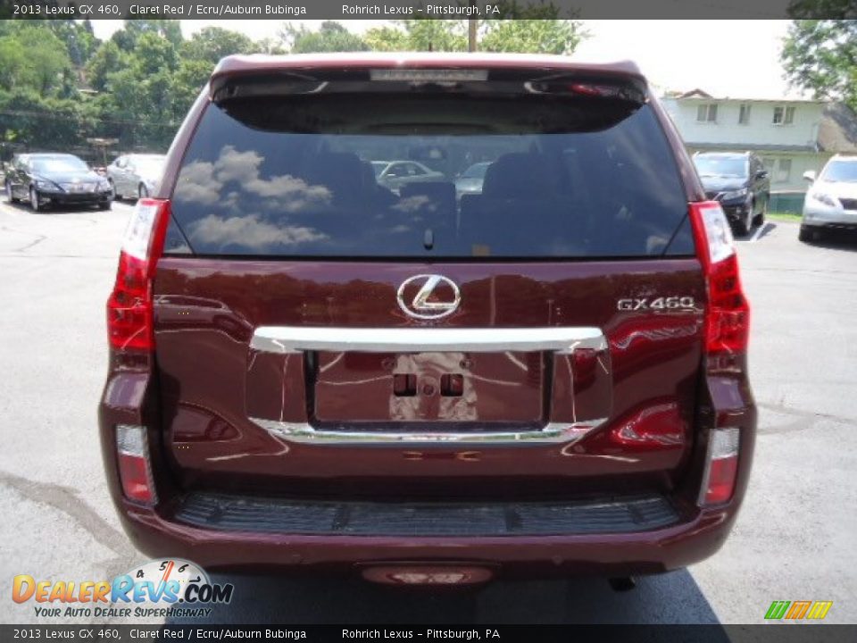 2013 Lexus GX 460 Claret Red / Ecru/Auburn Bubinga Photo #3