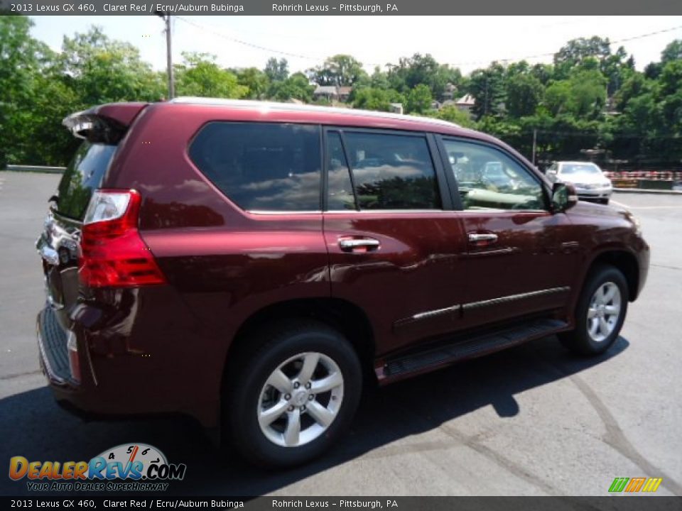 2013 Lexus GX 460 Claret Red / Ecru/Auburn Bubinga Photo #4