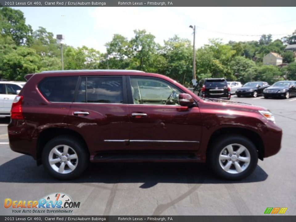 2013 Lexus GX 460 Claret Red / Ecru/Auburn Bubinga Photo #5