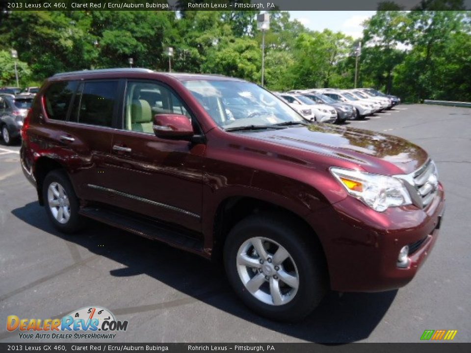 2013 Lexus GX 460 Claret Red / Ecru/Auburn Bubinga Photo #6