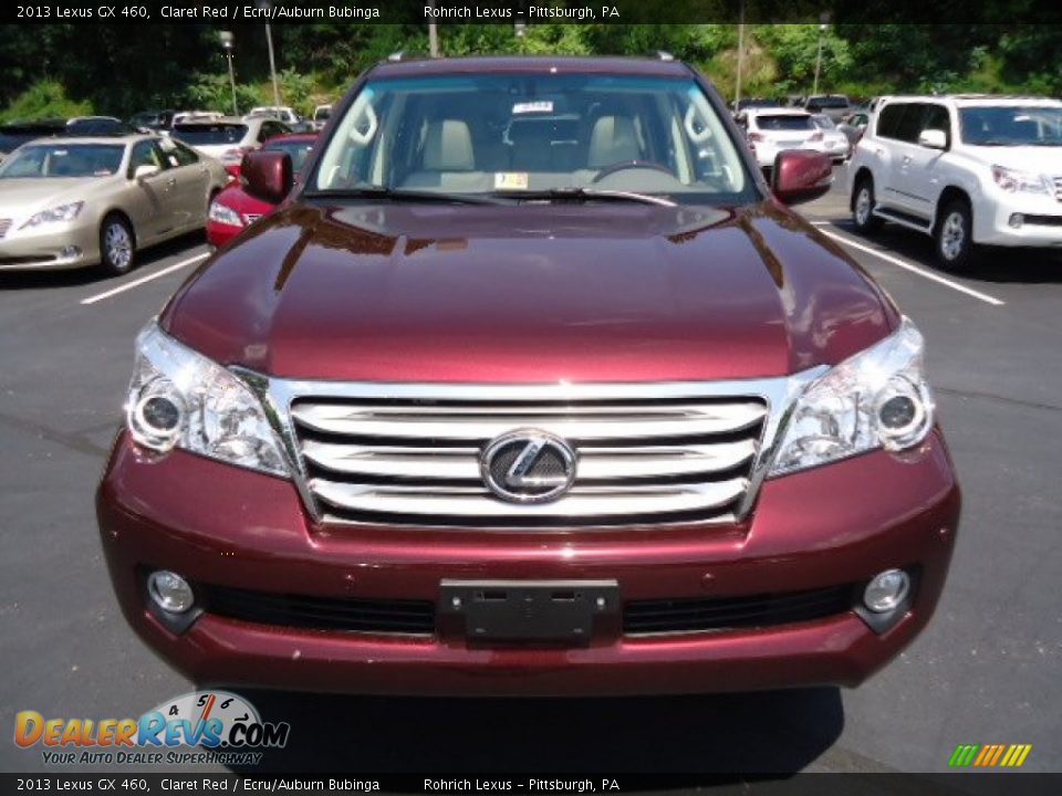 2013 Lexus GX 460 Claret Red / Ecru/Auburn Bubinga Photo #7