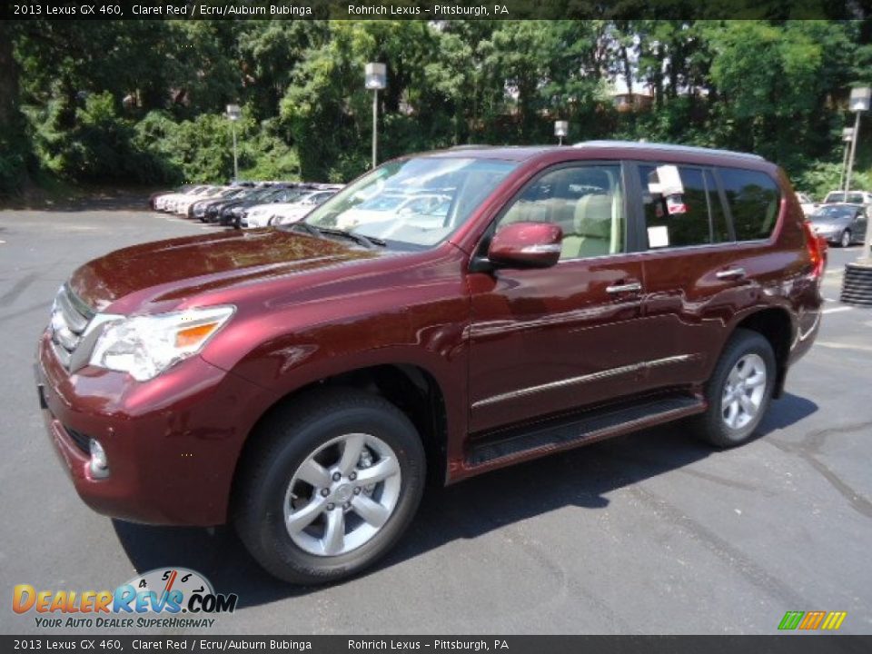 2013 Lexus GX 460 Claret Red / Ecru/Auburn Bubinga Photo #8